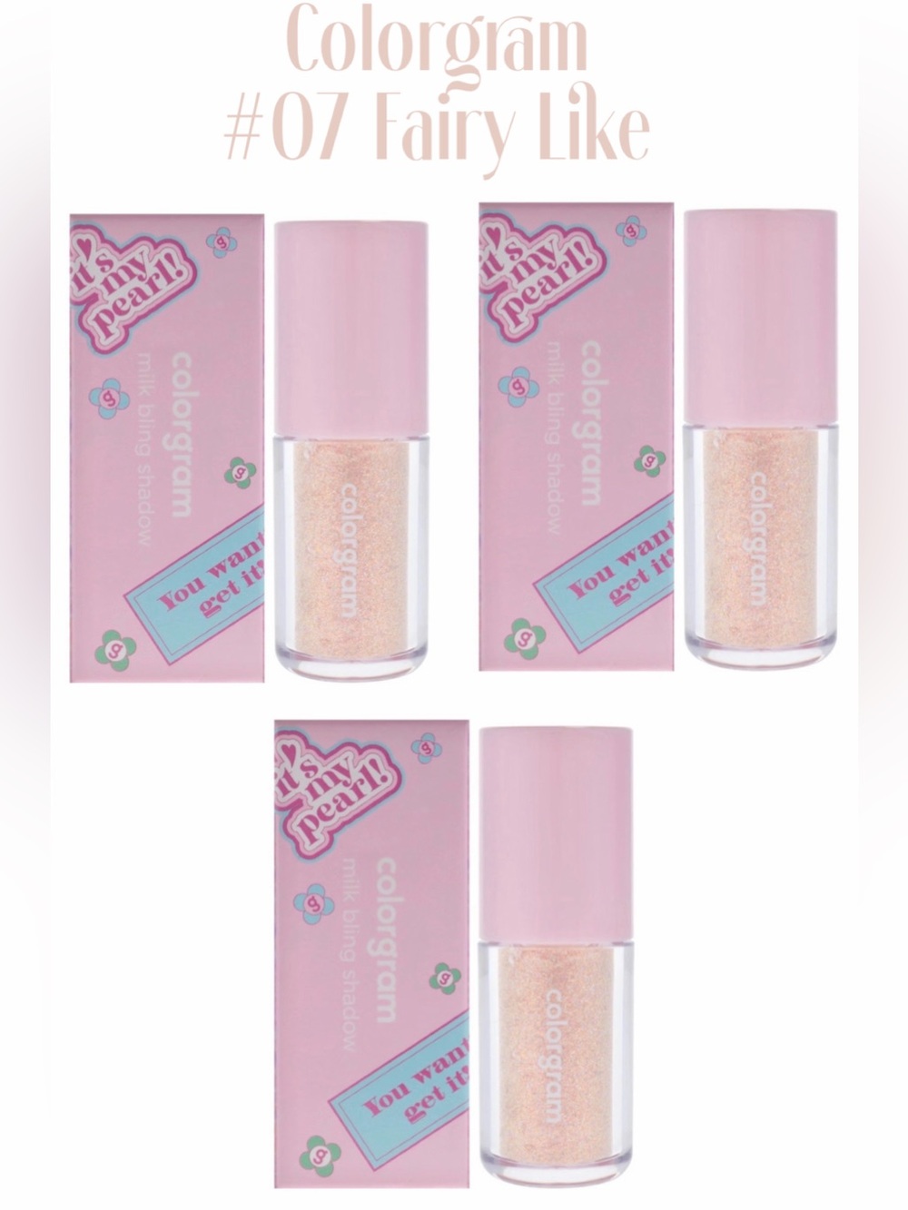 3Pcs Colorgram Eyeshadow #07 Fairy Like
